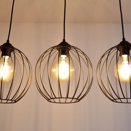 LED Lühter MERCURE 3xE27/15W/230V