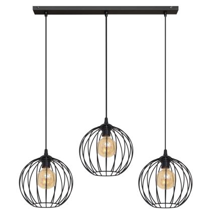 LED Lühter MERCURE 3xE27/15W/230V