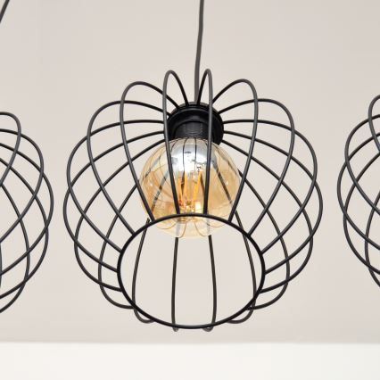LED Lühter MERCURE 3xE27/15W/230V