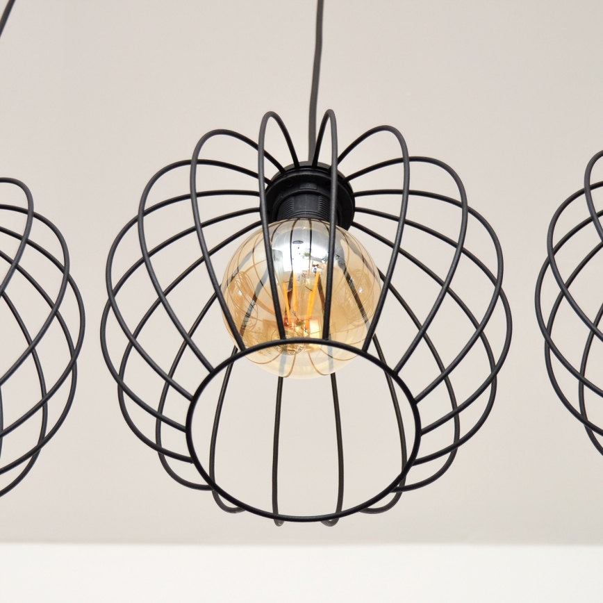 LED Lühter MERCURE 3xE27/15W/230V