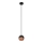 LED Lühter MIDWAY 1xGU10/4,8W/230V must/vask