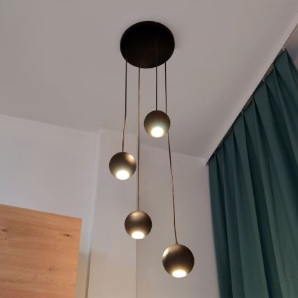 LED Lühter MIDWAY 4xGU10/4,8W/230V must