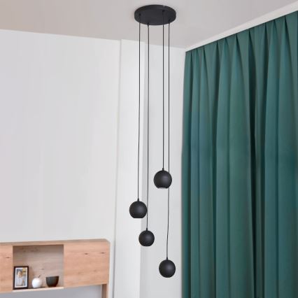 LED Lühter MIDWAY 4xGU10/4,8W/230V must