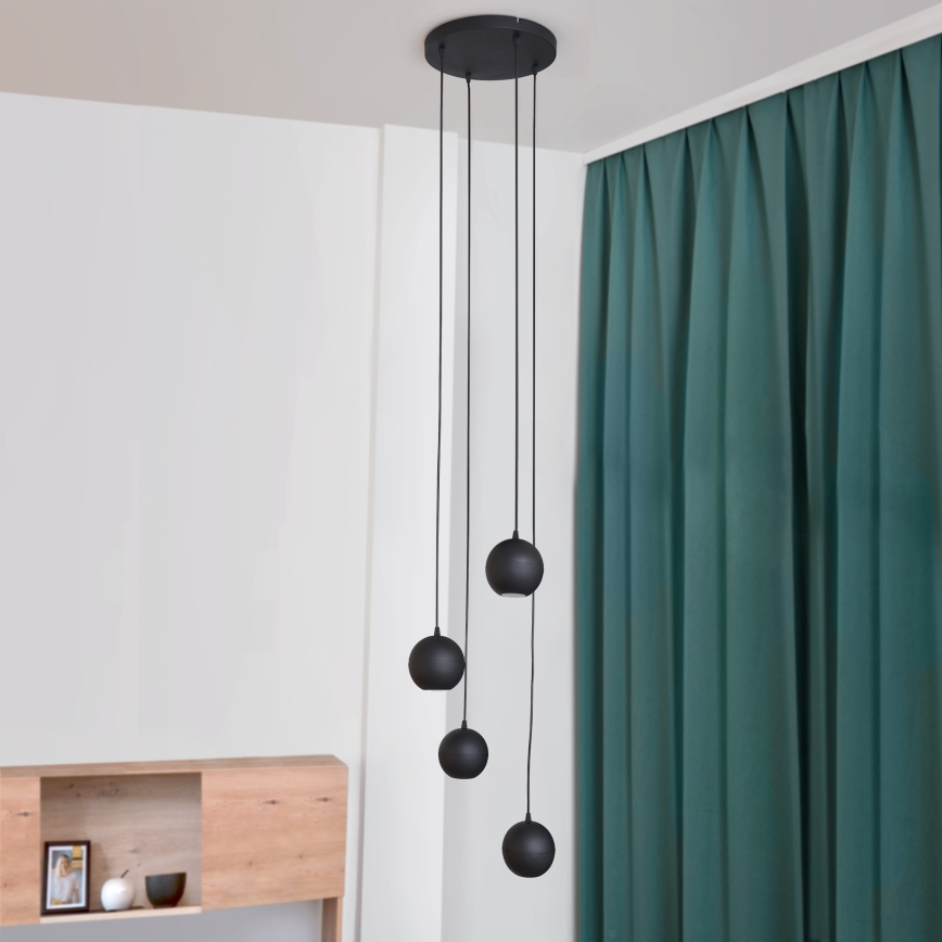 LED Lühter MIDWAY 4xGU10/4,8W/230V must