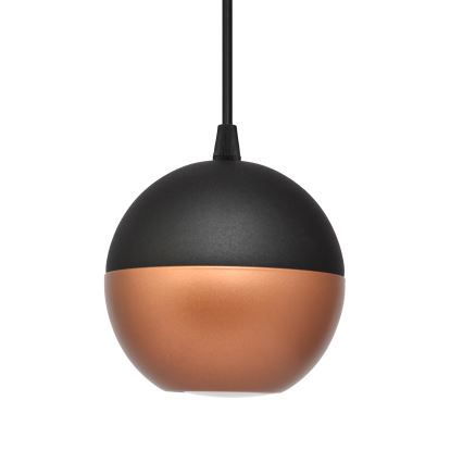 LED Lühter MIDWAY 4xGU10/4,8W/230V must/vask