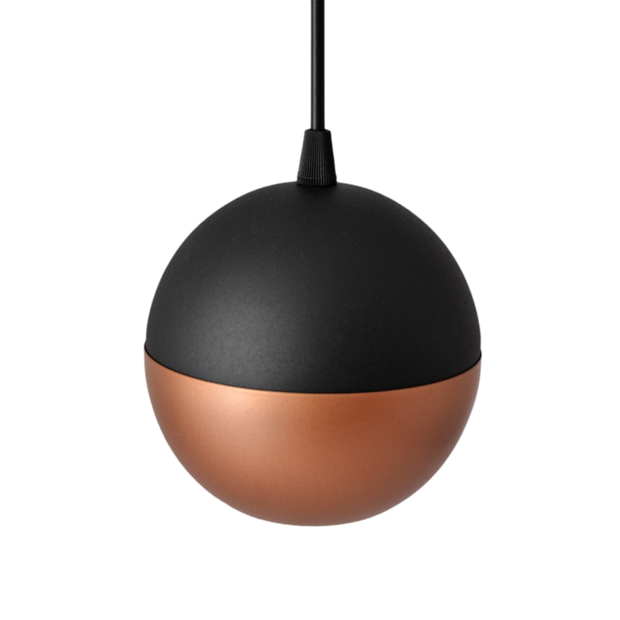 LED Lühter MIDWAY 4xGU10/4,8W/230V must/vask