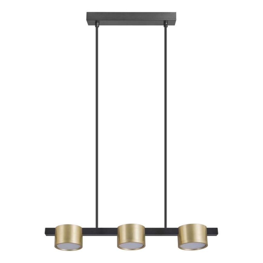 LED Lühter MIRELLA 3xGX53/6W/230V kuldne/must