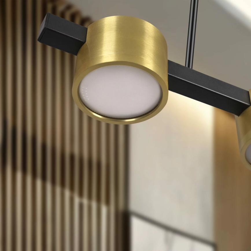 LED Lühter MIRELLA 3xGX53/6W/230V kuldne/must