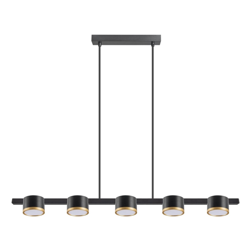 LED Lühter MIRELLA 5xGX53/6W/230V must