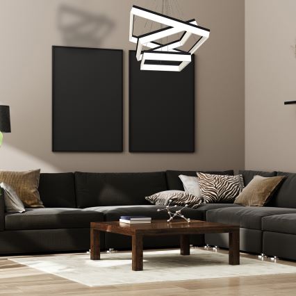 LED Lühter NERO 3xLED/140W/230V