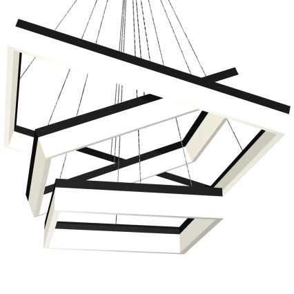 LED Lühter NERO 3xLED/140W/230V