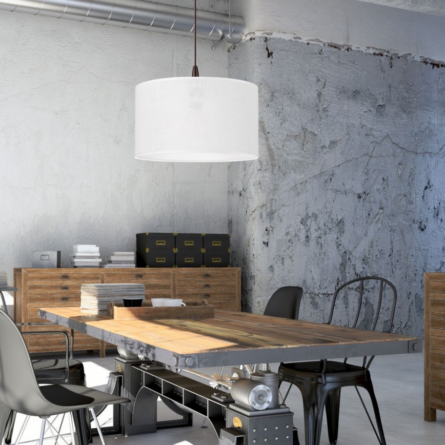 LED Lühter NOEL 1xE27/60W/230V valge