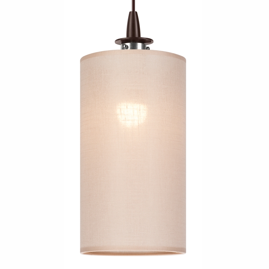 LED Lühter NOEL MINI 1xE27/60W/230V beež