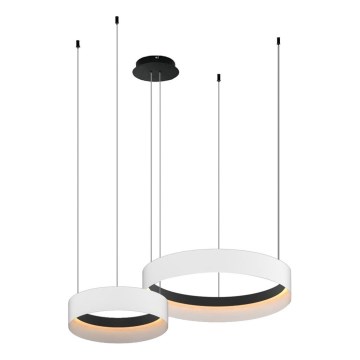 LED Lühter ORBITA LED/72W/230V valge/must