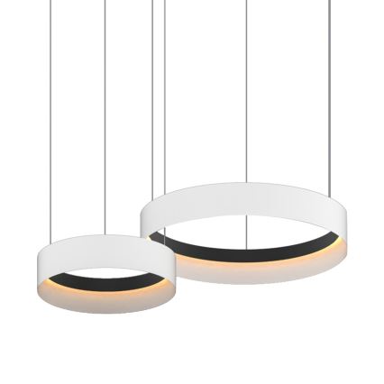 LED Lühter ORBITA LED/72W/230V valge/must