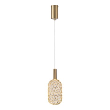 LED Lühter PERFORATO LED/6,3W/230V 3000K kuldne d. 13 cm