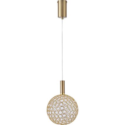 LED Lühter PERFORATO LED/6,3W/230V 3000K kuldne d. 20 cm