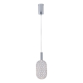 LED Lühter PERFORATO LED/6,3W/230V 3000K läikiv kroom d. 13 cm