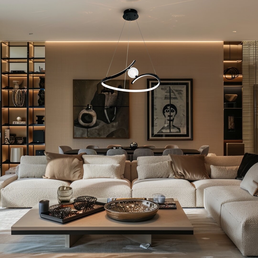 LED Lühter PERLA LED/34W/230V must