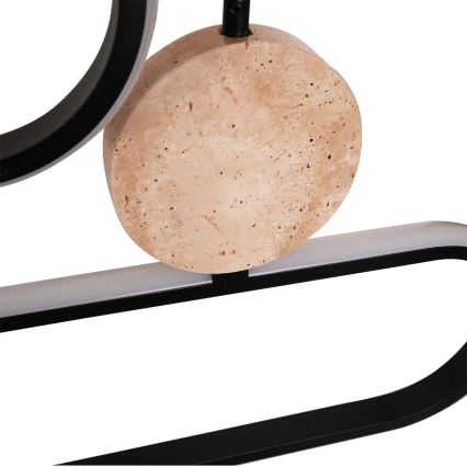 LED-lühter riputuskaabliga FLORENTYNA LED/48W/230V 4000K must/beež