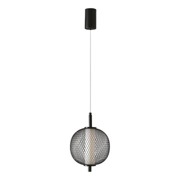 LED-lühter riputuskaabliga PUMA LED/10W/230V, läbimõõt 20 cm, must