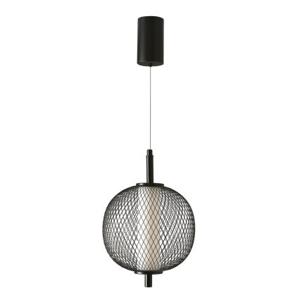 LED-lühter riputuskaabliga PUMA LED/10W/230V, läbimõõt 20 cm, must