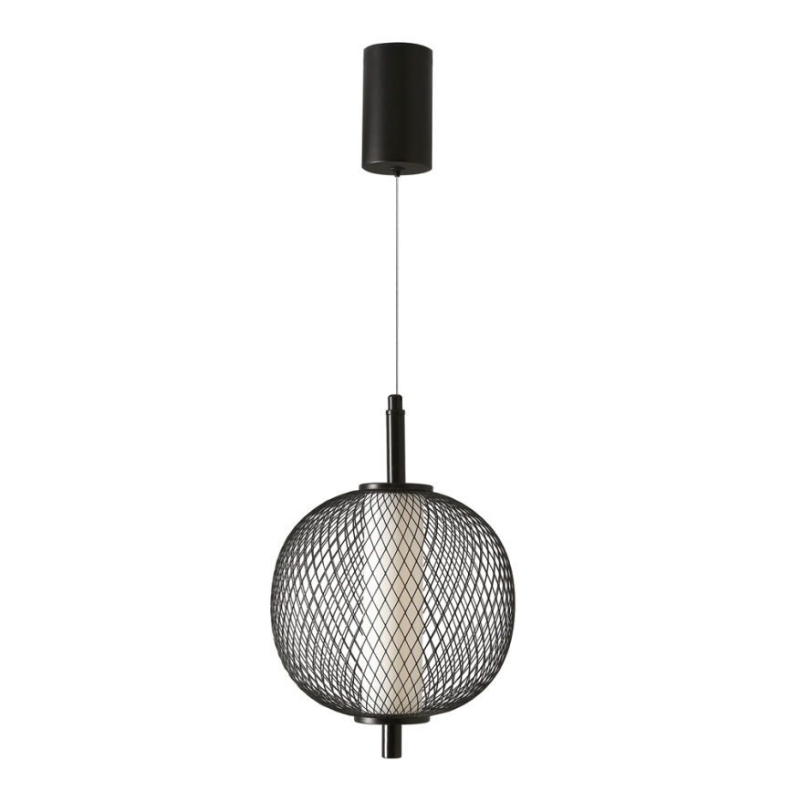 LED-lühter riputuskaabliga PUMA LED/10W/230V, läbimõõt 20 cm, must
