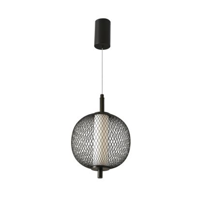 LED-lühter riputuskaabliga PUMA LED/10W/230V, läbimõõt 20 cm, must