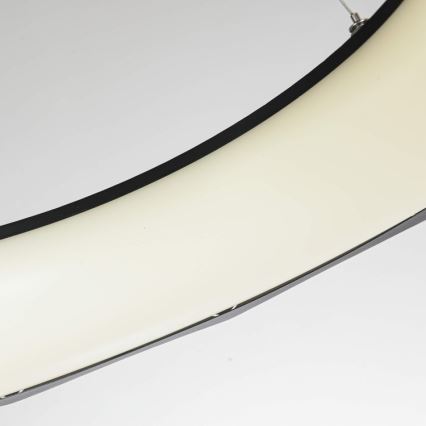 LED-lühter riputuskaabliga REUS LED/36W/230V 4000K läbimõõt 61 cm must