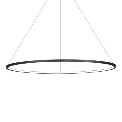 LED-lühter riputuskaabliga SATURNO, LED/57W/230V, Ø 100 cm, IP44, must