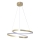 LED-lühter riputuskaabliga ZEFIRA, 40 W, 230 V, 4000 K, läbimõõt 50 cm, kuldne