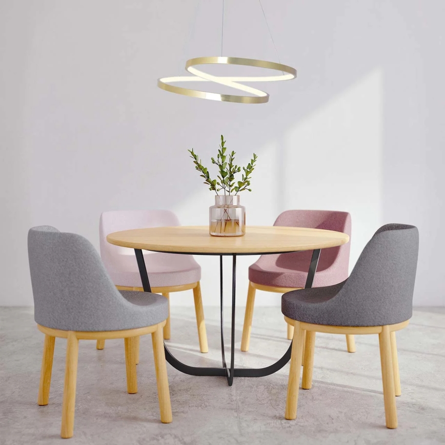 LED-lühter riputuskaabliga ZEFIRA, 40 W, 230 V, 4000 K, läbimõõt 50 cm, kuldne