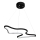 LED-lühter riputuskaablil ARTISAN LED/36W/230V 6500K must