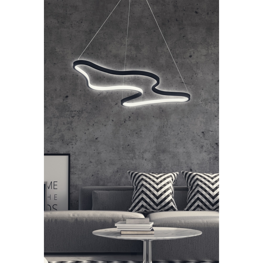 LED-lühter riputuskaablil ARTISAN LED/36W/230V 6500K must