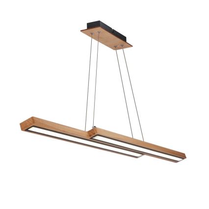 LED-lühter riputuskaablil SENTO LED/19W/230V, puit