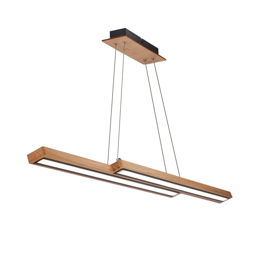 LED-lühter riputuskaablil SENTO LED/19W/230V, puit