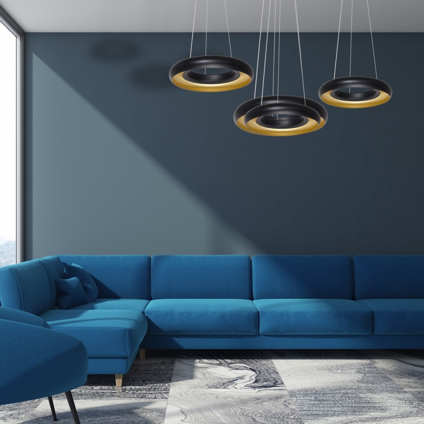 LED Lühter RONDO 3xLED/12W/230V must