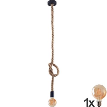 LED Lühter ROPE 1xE27/8W/230V