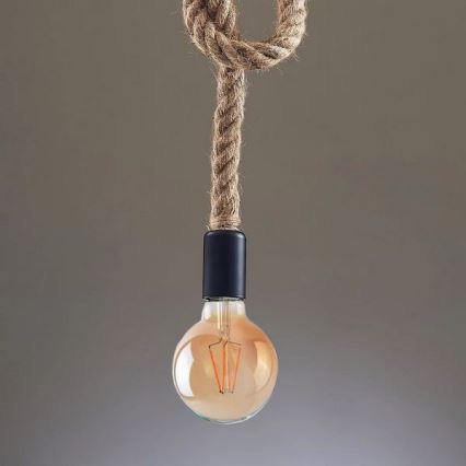 LED Lühter ROPE 1xE27/8W/230V
