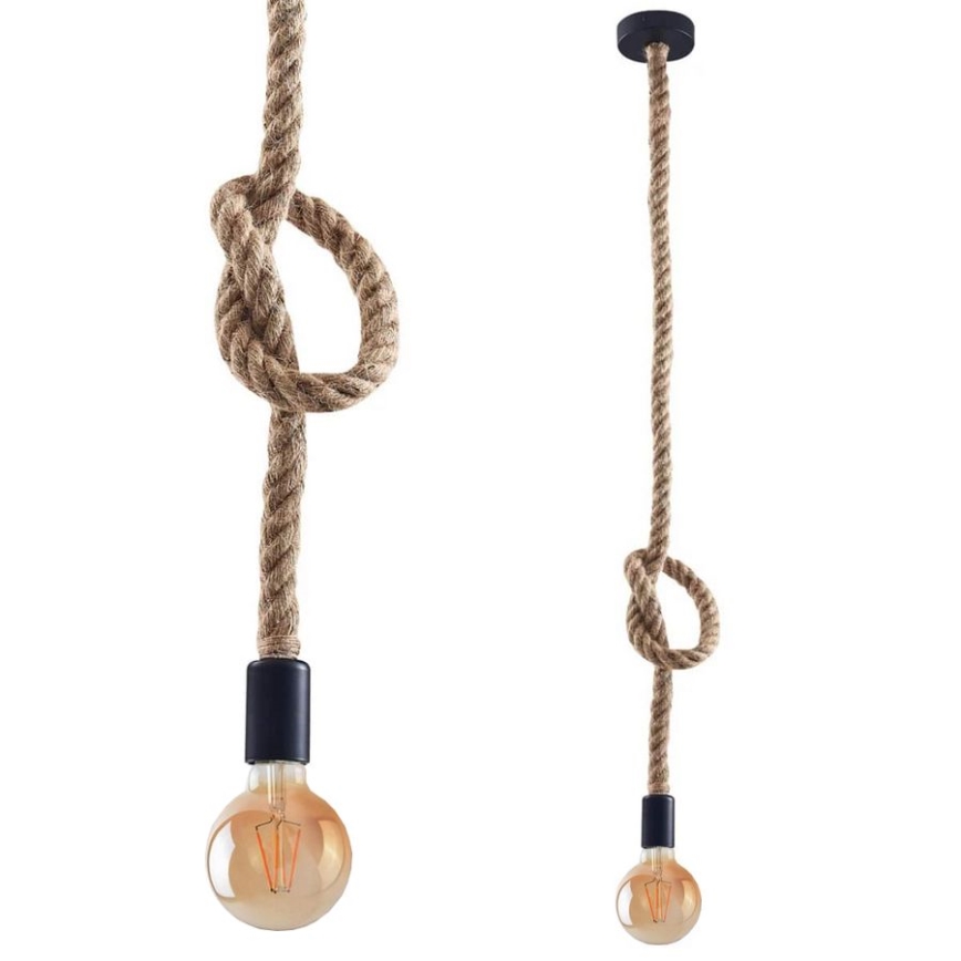 LED Lühter ROPE 1xE27/8W/230V