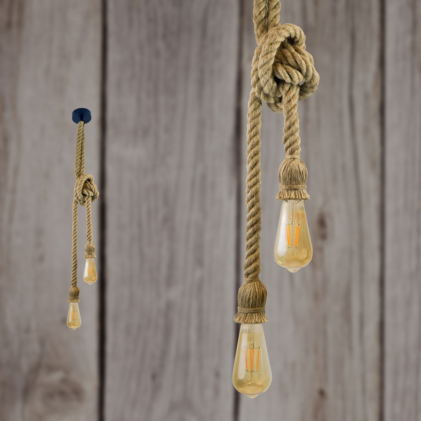 LED Lühter ROPE 2xE27/10W/230V