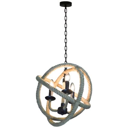 LED Lühter ROPE GLOBO 3xE14/4,3W/230V
