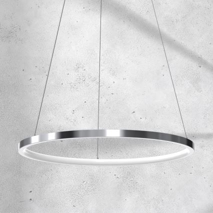 LED Lühter ROTONDA LED/27W/230V matt kroom