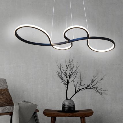 LED Lühter SALSA LED/38W/230V 4000K must