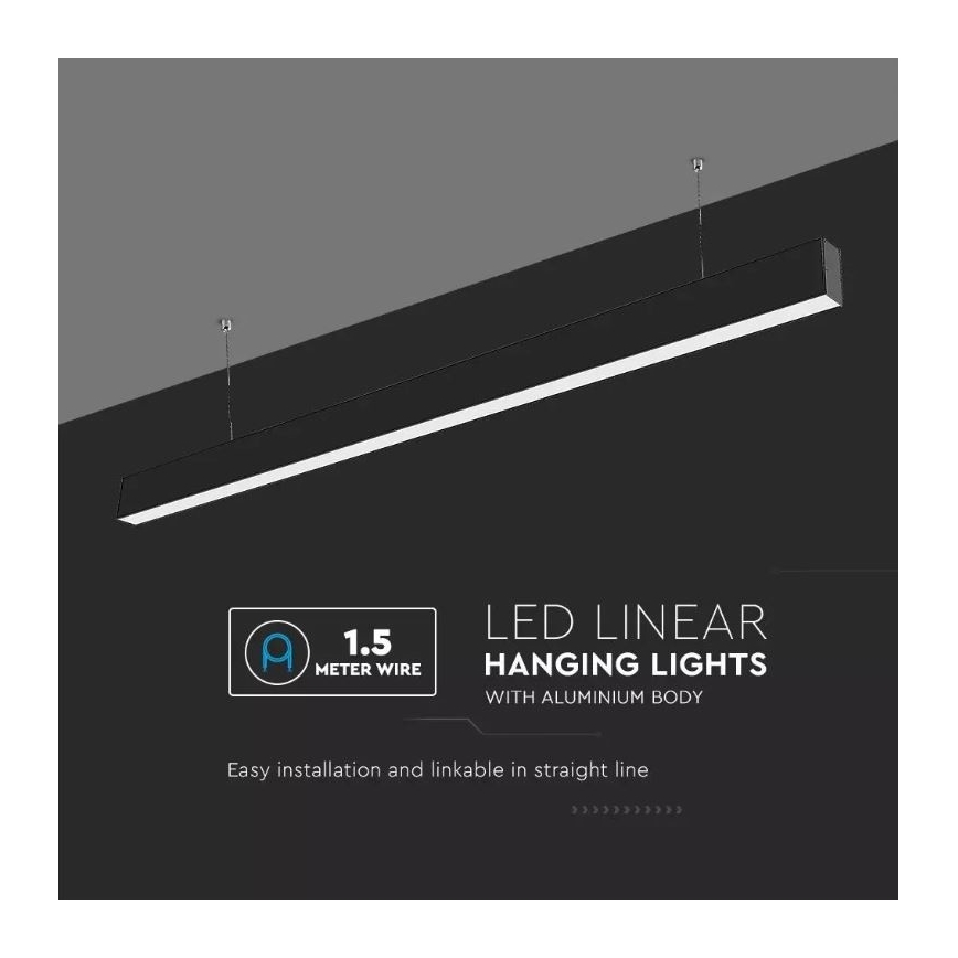 LED Lühter SAMSUNG CHIP LED/40W/230V 3000K/4000K/6400K