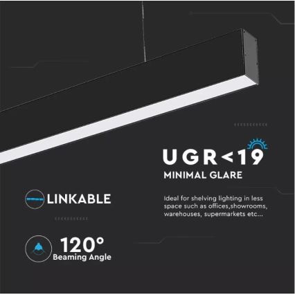 LED Lühter SAMSUNG CHIP LED/40W/230V 3000K/4000K/6400K