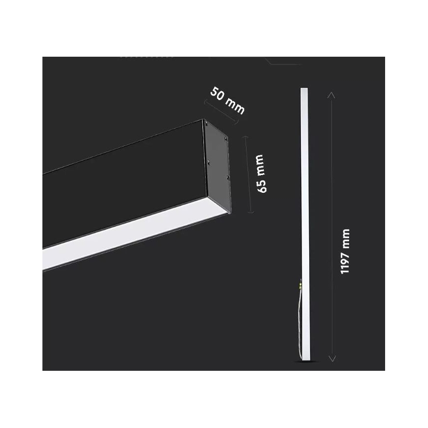 LED Lühter SAMSUNG CHIP LED/40W/230V 3000K/4000K/6400K