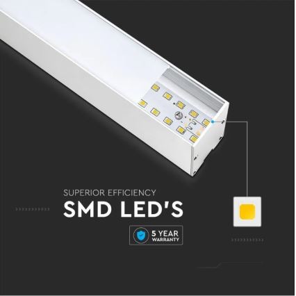 LED Lühter SAMSUNG CHIP LED/40W/230V 6400K valge