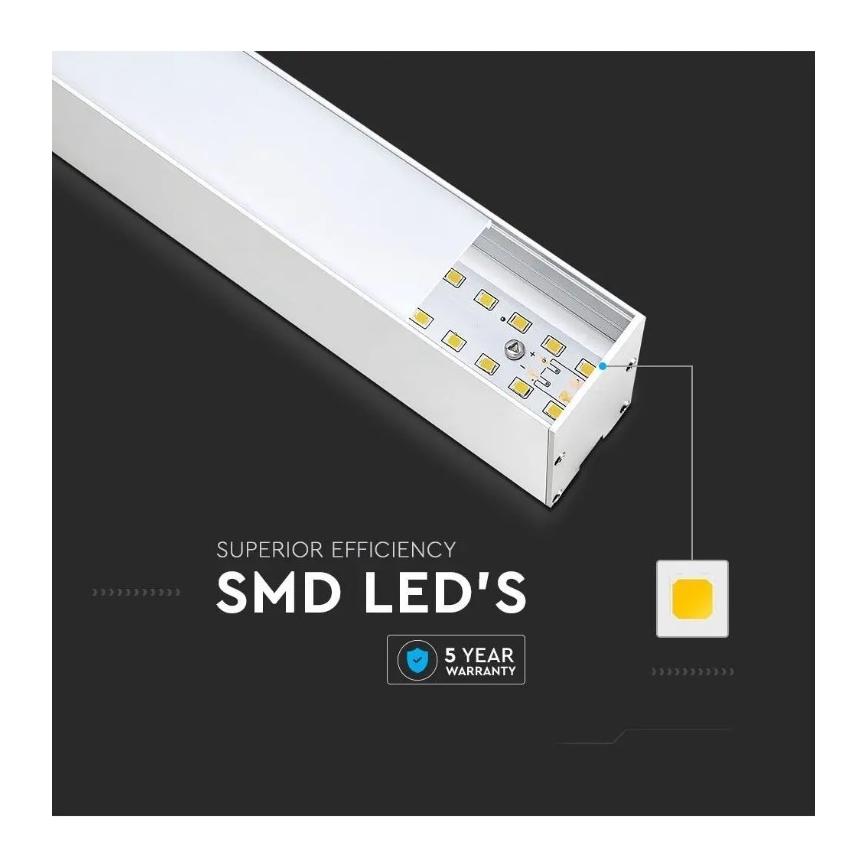 LED Lühter SAMSUNG CHIP LED/40W/230V 6400K valge