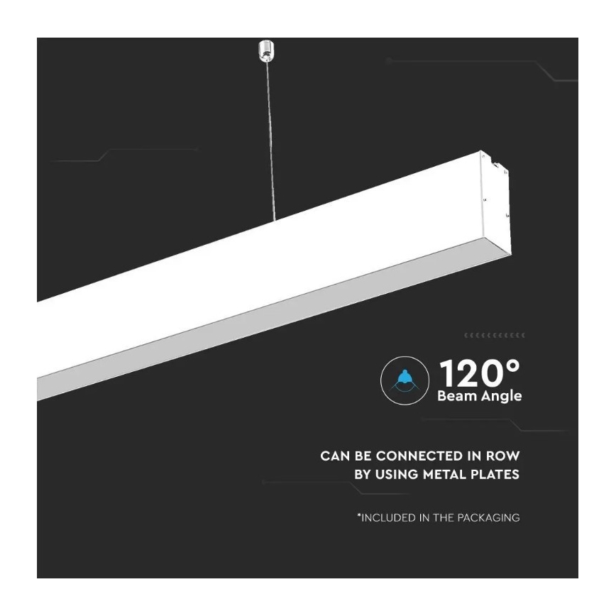 LED Lühter SAMSUNG CHIP LED/40W/230V 6400K valge